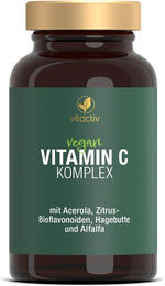 vitactiv Vitamin C Komplex Tabletten vegan mit Acerola und Hagebutte für Erwachsene – Bild 1 von 3