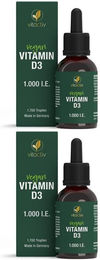 vitactiv Vitamin D3 1000 IE Tropfen vegan zuckerfrei ohne Zusatzstoffe für Senioren – Bild 1 von 2