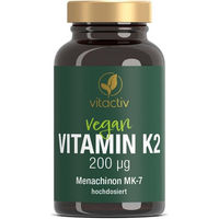 Produktbild von Vitactiv Vitamin K2 MK-7 Tabletten vegan laktosefrei glutenfrei 180 Stück