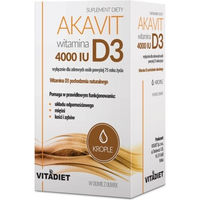 Produktbild von Vitadiet Akavit Vitamin D3 4000 IU Tropfen 30 ml ohne Zusatzstoffe für Senioren