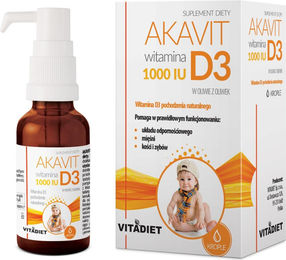 Vitadiet Aktivität Vitamin D3 1000 Tropfen 29,4 ml – Bild 1 von 1