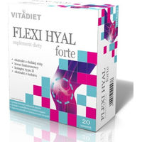 Produktbild von Vitadiet Flexi Hyal Forte Sticks mit Typ II Kollagen 20 Beutel x 15 ml