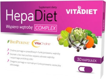 Vitadiet HepaDiet Kapseln mit Artischocke und Cholin 30 Stück – Bild 1 von 1