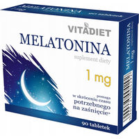 Produktbild von Vitadiet Melatonin 1 mg Tabletten 90 Stück