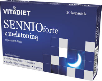 VITADIET Sennio forte mit Melatonin 30 Kapseln – Bild 1 von 2