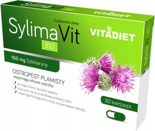 Vitadiet SYLIMAVIT Mariendistel mit 100 mg Silymarin Kapseln 30 Stück – Bild 1 von 1