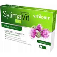 Produktbild von Vitadiet SYLIMAVIT Mariendistel mit 100 mg Silymarin Kapseln 30 Stück
