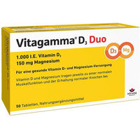 Produktbild von Vitagamma D3 Duo Vitamin D3 1000 IE Tabletten für Frauen