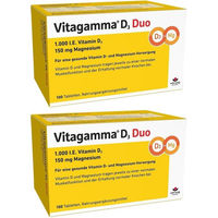 Produktbild von Vitagamma D3 Duo Wörwag Pharma Vitamin D3 Tabletten