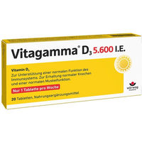 Produktbild von Vitagamma Vitamin D3 Tabletten 5600 IE für Erwachsene