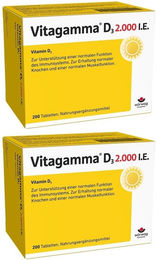 Vitagamma Wörwag Pharma Vitamin D3 2000 IE Tabletten laktosefrei und glutenfrei – Bild 1 von 1