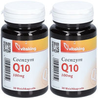 Produktbild von vitaking Coenzym Q-10 100 mg Ubiquinon Kapseln 60 Stück