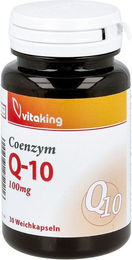 vitaking Coenzym Q10 mit Ubiquinon 100 mg Kapseln 30 Stück – Bild 1 von 2