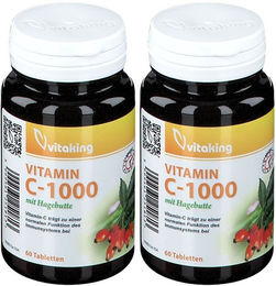 vitaking Vitamin C 1000 mg Ascorbinsäure Tabletten 120 Stück – Bild 1 von 1