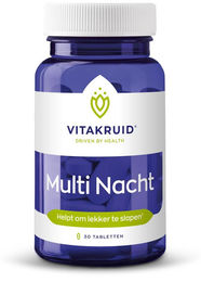 Vitakruid Multi Nacht HD Tabletten vegan 30 Stück – Bild 1 von 1
