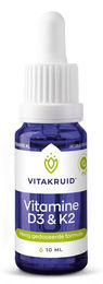 Vitakruid Vitamin D3 & K2 MenaQ7 Tropfen 10 ml – Bild 1 von 2