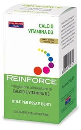 Vital Factors Reinforce Calcio mit Vitamin D3 und Calcium Carbonat, 30 Lutschtabletten, glutenfrei – Bild 1 von 1