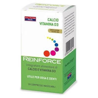 Produktbild von Vital Factors Reinforce Calcio mit Vitamin D3 und Calcium Carbonat, 30 Lutschtabletten, glutenfrei