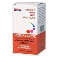 Produktbild von Vital Factors REINFORCE Eisen Kupfer Vitamin C Lutschtabletten für Frauen Schwangere und Stillende 30 Stück