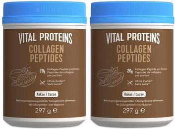 Vital Proteins Collagen Peptides Typ I und III Kollagen-Hydrolysat aus Rind Pulver zuckerfrei und glutenfrei – Bild 1 von 2