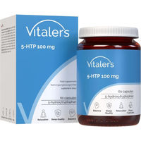 Produktbild von Vitaler's 5-HTP 100 mg Kapseln, 60 Stück, vegan, ohne Zusatzstoffe