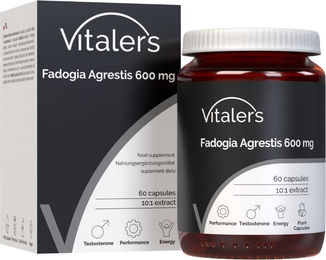 Vitaler's Fadogia Agrestis 600 mg Kapseln, 60 Stück, vegan und ohne Zusatzstoffe – Bild 1 von 6