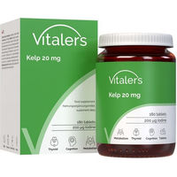 Produktbild von Vitaler’s Kelp Braunalge 20 mg Tabletten vegan vegetarisch 180 Stück