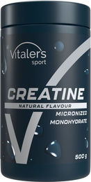 Vitaler's Kreatin Monohydrat Pulver Geschmacksneutral Vegan und Zuckerfrei 500 g – Bild 1 von 2