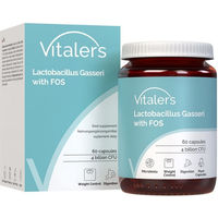 Produktbild von Vitaler's Lactobacillus Gasseri mit FOS Kapseln vegan ohne Zusatzstoffe 60 Stück