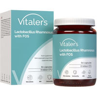 Produktbild von Vitaler's Lactobacillus Rhamnosus mit FOS Kapseln vegan ohne Zusatzstoffe 60 Stück