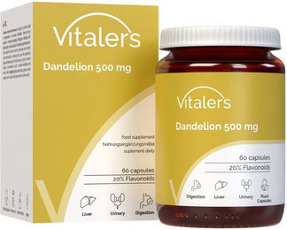 Vitaler's Löwenzahn 500 mg Kapseln 60 Stück – Bild 1 von 2