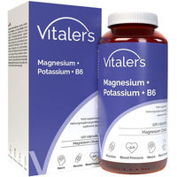 Produktbild von Vitaler's Magnesium Citrat Mineralstoff-Komplex mit Kalium und Vitamin B6 vegan Kapseln 120 Stück
