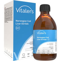 Produktbild von Vitaler's Norwegischer Lebertran Junior Omega-3 mit Vitamin E für Kinder 250 ml Flüssig