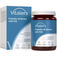Produktbild von Vitaler’s Probiotikum mit 18 Stämmen und FOS vegan ohne Zusatzstoffe 60 Kapseln