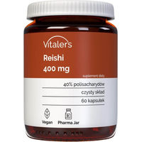 Produktbild von Vitaler's Reishi 400 mg Kapseln, 60 Stück, vegan und ohne Zusatzstoffe