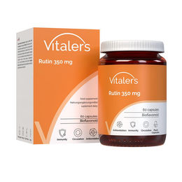 Vitaler's Rutin 350 mg Kapseln, 60 Stück, vegan, ohne Zusatzstoffe – Bild 1 von 3