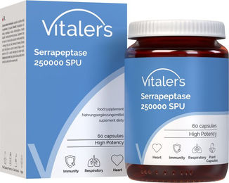 Vitaler’s Serrapeptase 250000 SPU Kapseln 60 Stück – Bild 1 von 2