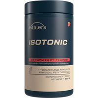 Produktbild von Vitaler's Sport Isotonisch Elektrolytpulver Erdbeere – mit Taurin, Magnesium und B-Vitaminen – 660 g – Vegan und ohne Zusatzstoffe