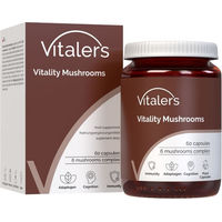 Produktbild von Vitaler’s Vital Mushrooms Komplex Kräuter-Komplex Kapseln vegan und vegetarisch