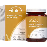 Produktbild von Vitaler's Vitamin C mit Hagebutte 1000 mg Kapseln vegan