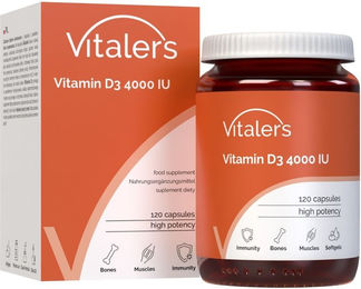 Vitaler's Vitamin D3 4000 IE Kapseln 120 Stück – Bild 1 von 2