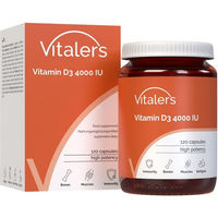Produktbild von Vitaler's Vitamin D3 4000 IE Kapseln 120 Stück