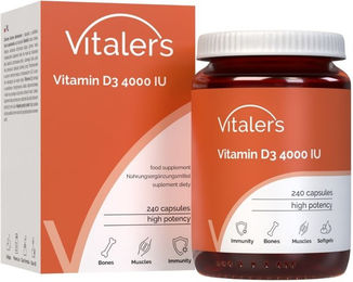Vitaler's Vitamin D3 4000 IE Kapseln 240 Stück – Bild 1 von 2