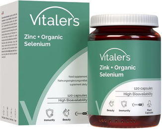 Vitaler's Zink Picolinat und Selenmethionin Kapseln für Erwachsene 120 Stück – Bild 1 von 2