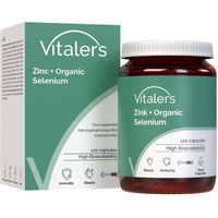 Produktbild von Vitaler's Zink Picolinat und Selenmethionin Kapseln für Erwachsene 120 Stück
