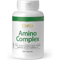 Produktbild von Vitality Nutritionals Amino Complex Full Spectrum EAA Kapseln vegan 180 Stück