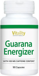 Vitality Nutritionals Guarana Energizer Kapseln vegan ohne Zusatzstoffe – Bild 1 von 1