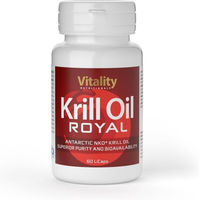 Produktbild von Vitality Nutritionals Krill Öl Royal Kapseln ohne Gelatine und Zusatzstoffe