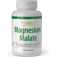 Produktbild von Vitality Nutritionals Magnesium Malat 1000 mg ohne Zusatzstoffe 180 Kapseln