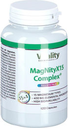 Vitality Nutritionals MagNityX15 Magnesium Komplex Kapseln 400 mg vegan 120 Stück – Bild 1 von 1